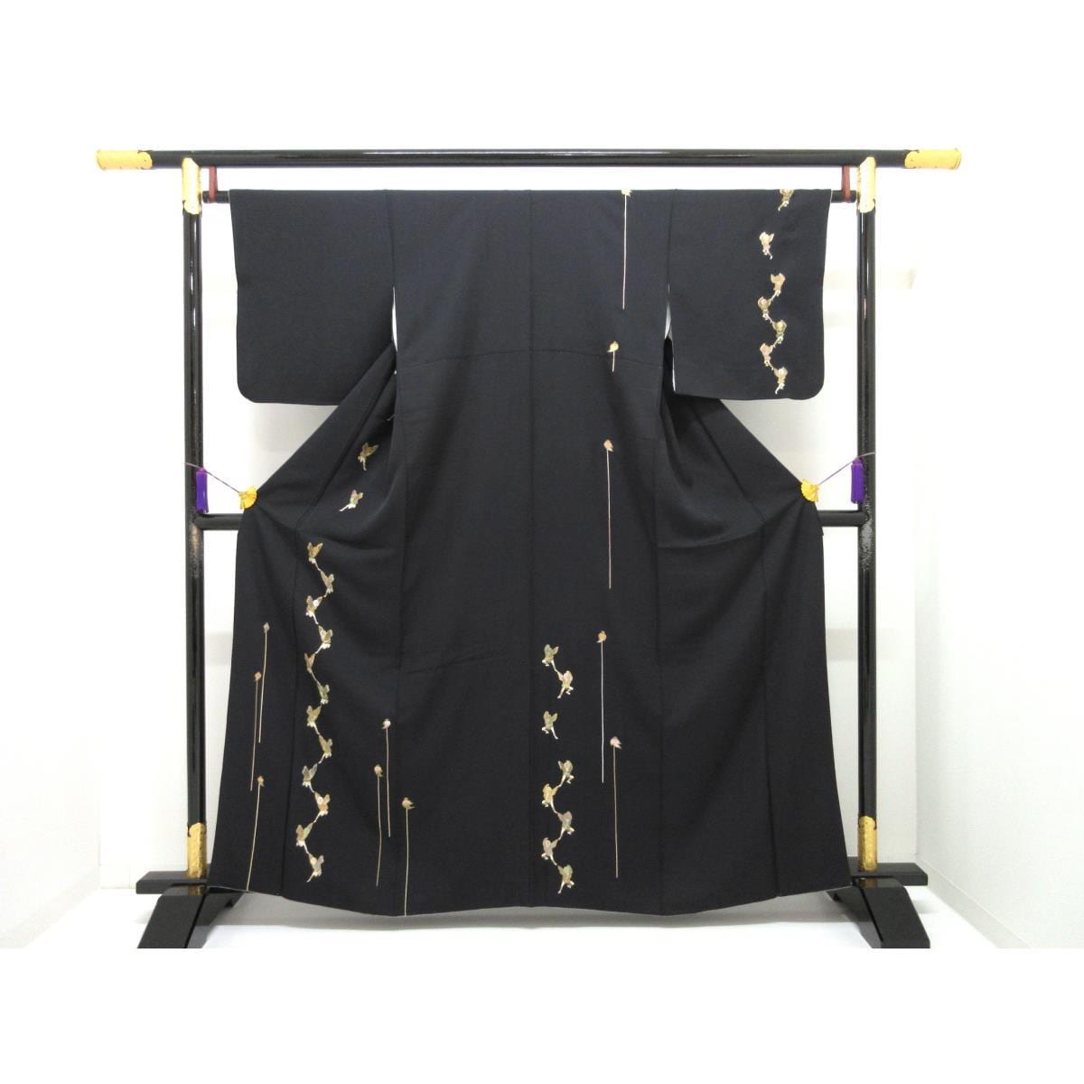 訪問着　刺繍加工