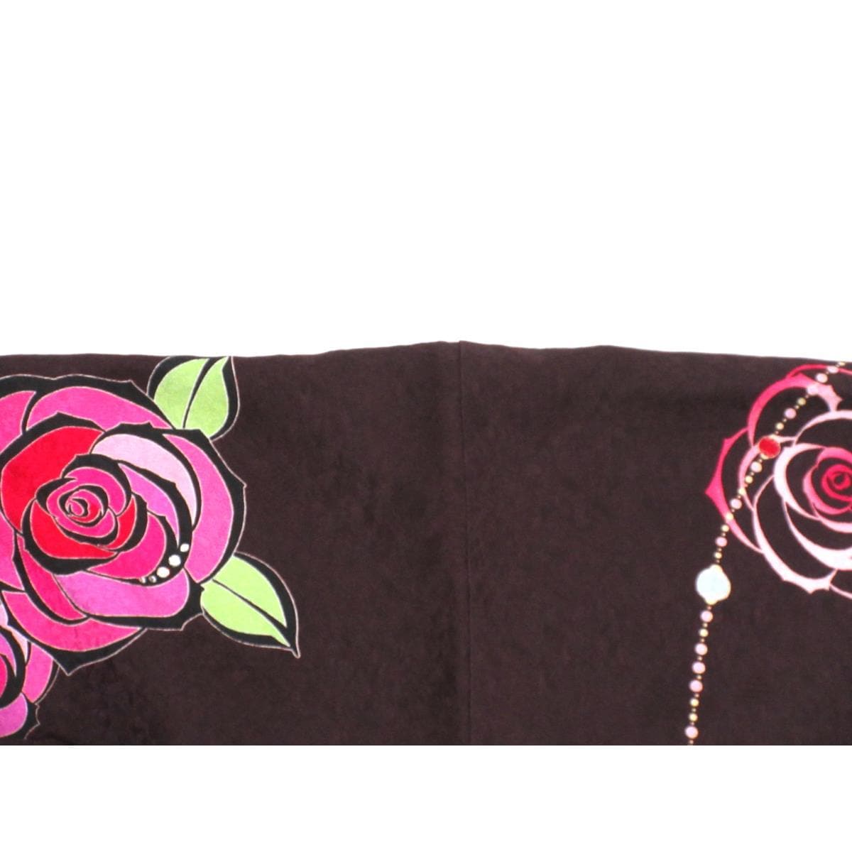 振袖　友禅加工　ラインストーン入り