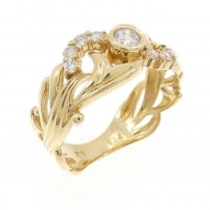 K18YG ダイヤモンド リング 0.14CT