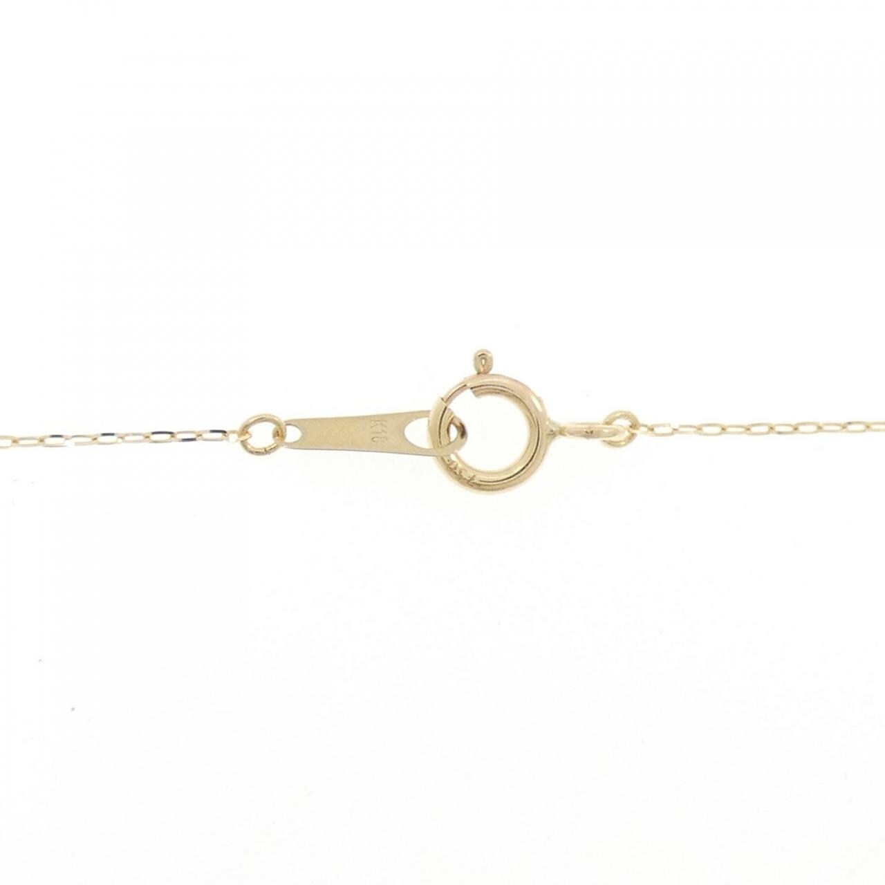 【リメイク】K18YG ダイヤモンド ネックレス 0.37CT