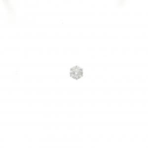 PT900 ソリティア ダイヤモンド ピアス 0.40CT 片耳