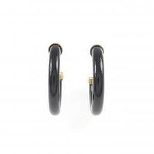 K18YG オニキス ピアス