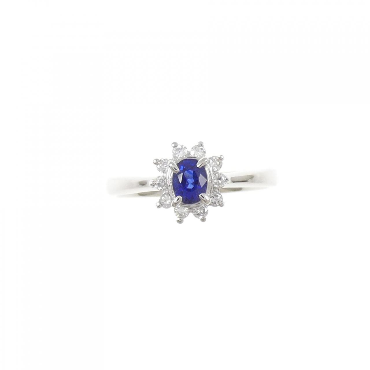 PT900 サファイヤ リング 0.40CT