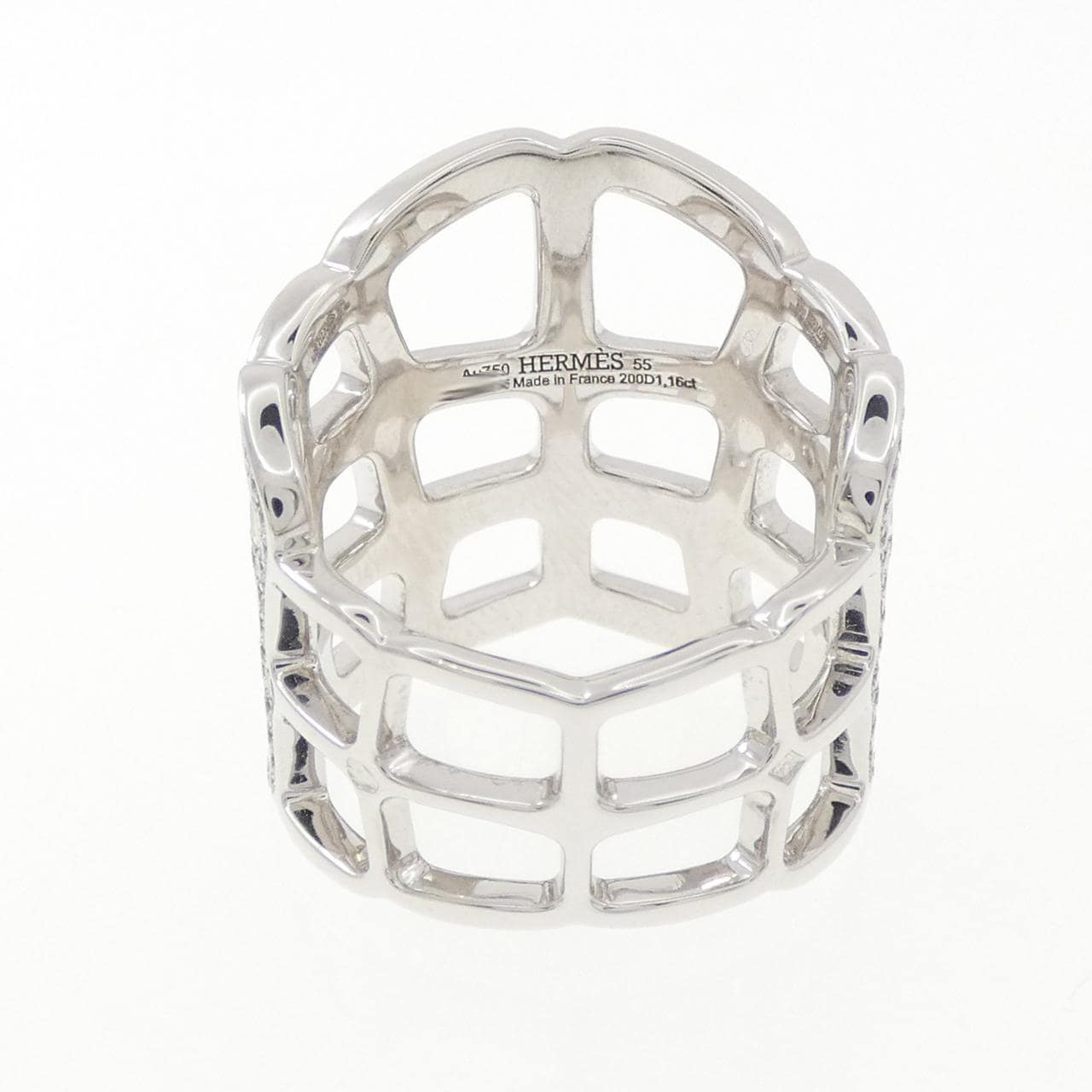 エルメス ダイヤモンド リング 1.16CT