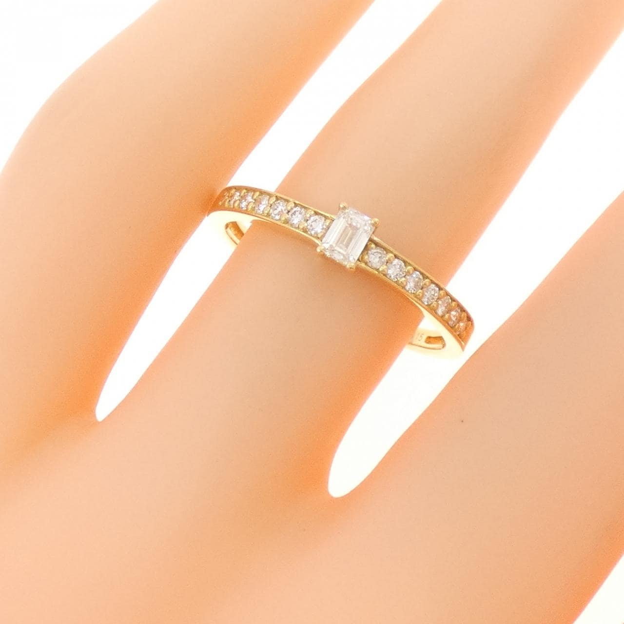 ジーエスティービー ダイヤモンド リング 0.12CT