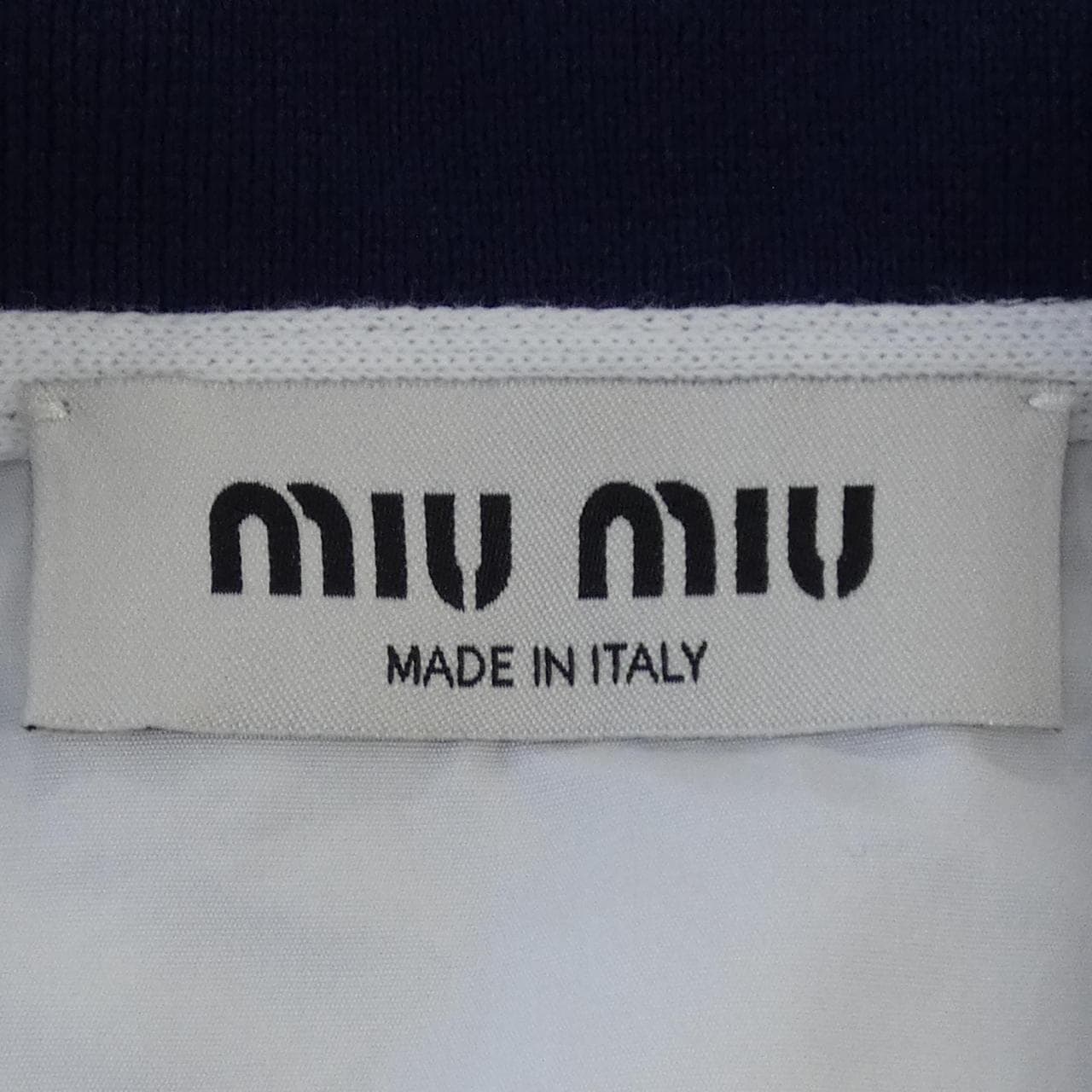 ミュウミュウ MIU MIU ポプリンシャツ MK1857 SOOO 10RG S／Sシャツ
