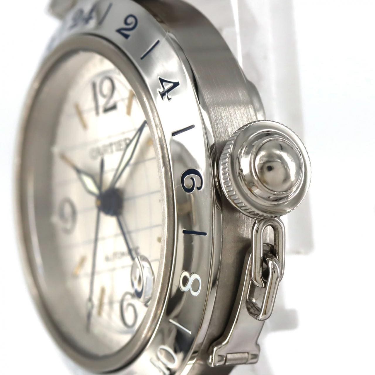 カルティエ パシャC GMT W31029M7 SS 自動巻