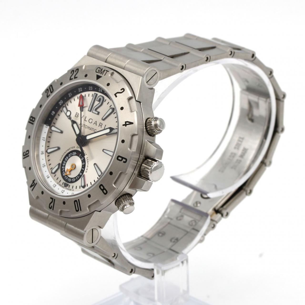 【ノーメンテナンス還元価格】ブルガリ ディアゴノプロフェッショナルGMT GMT40S/GMT40C5SSD SS 自動巻