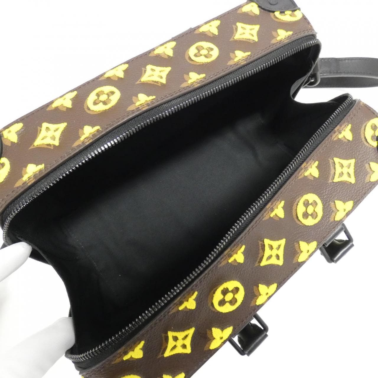 LOUIS VUITTON Monogram Taftage Speedy Soft Trunk M45025 波士顿包