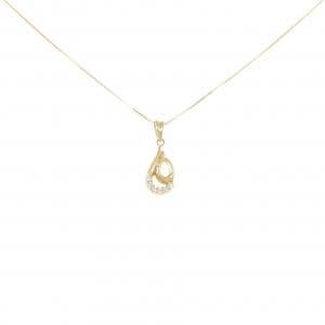 K18YG ダイヤモンド ネックレス 0.09CT