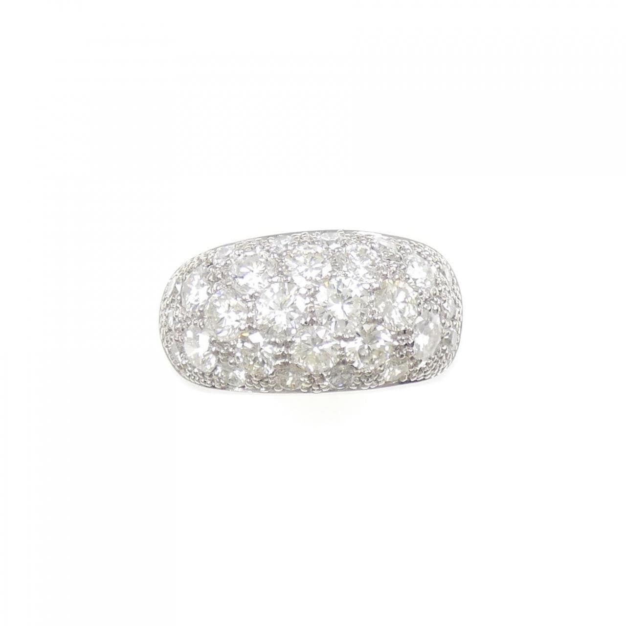 PT900 パヴェ ダイヤモンド リング 2.715CT
