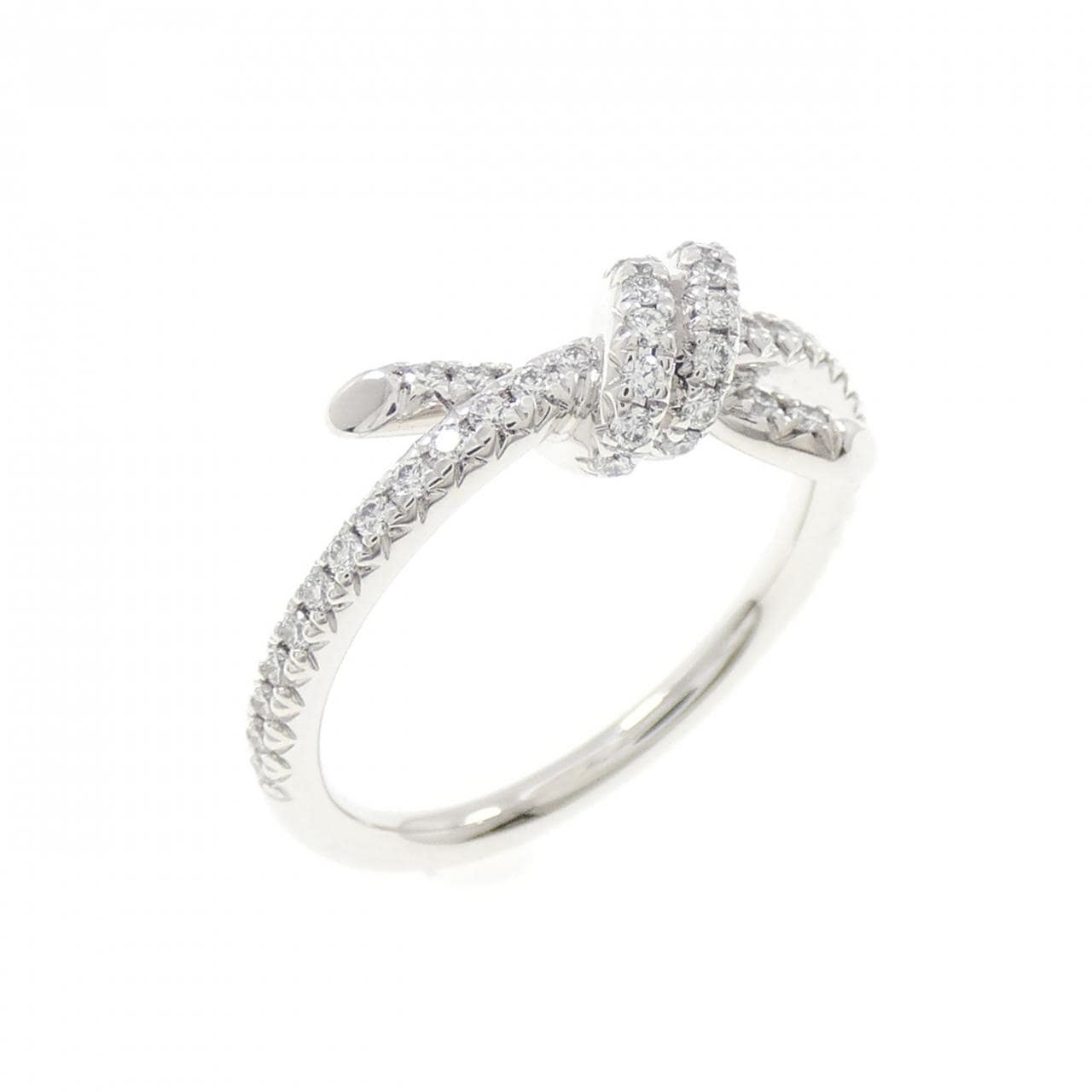 ティファニー ノット リング 0.19CT