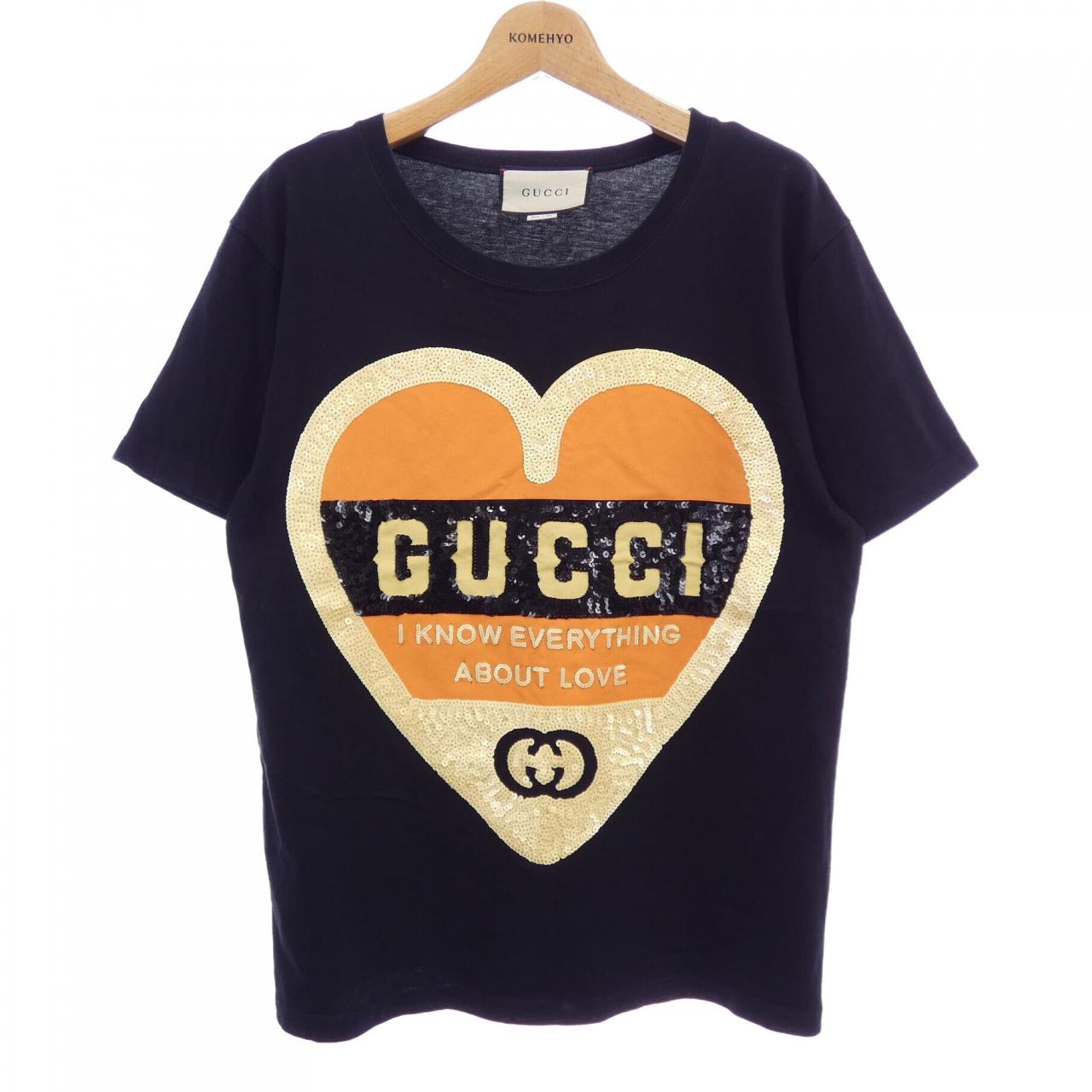グッチ GUCCI I KNOW EVERYTHING ABOUT LOVE 492347 XJB72 Tシャツ