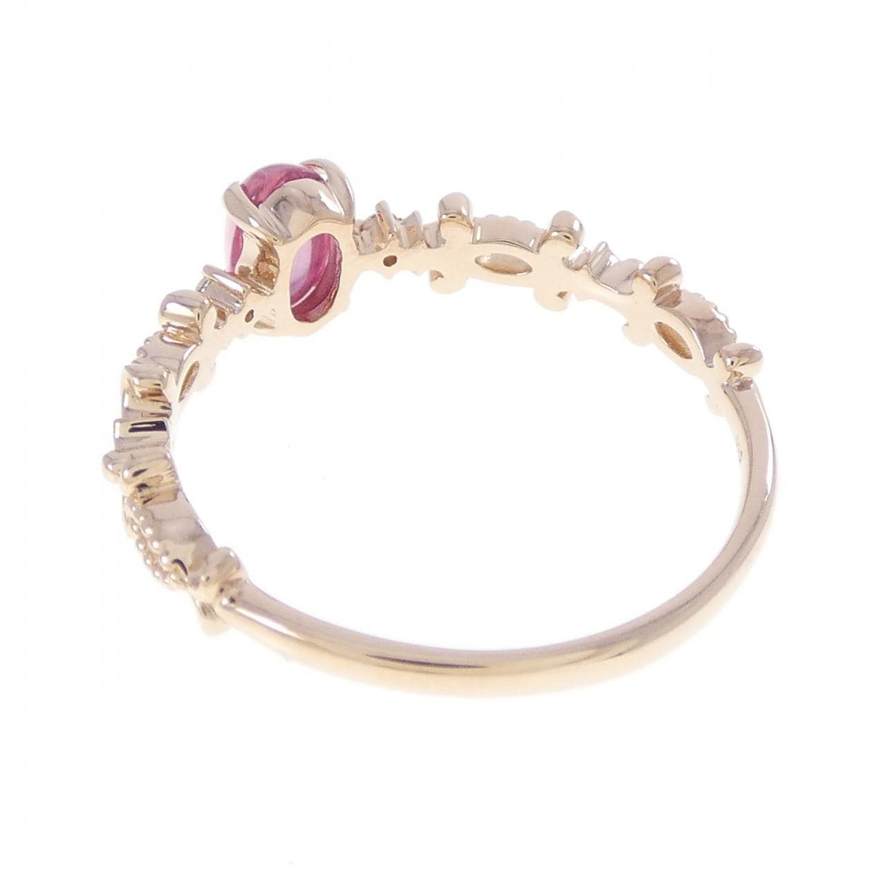 K18PG サファイヤ リング 0.67CT