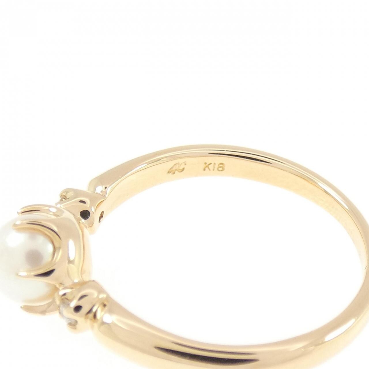 4゜C アコヤパール リング 4.8mm