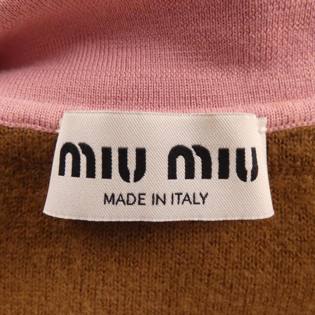 ミュウミュウ MIU MIU ポロセーター MMLA57 SOOO 16ON ニット