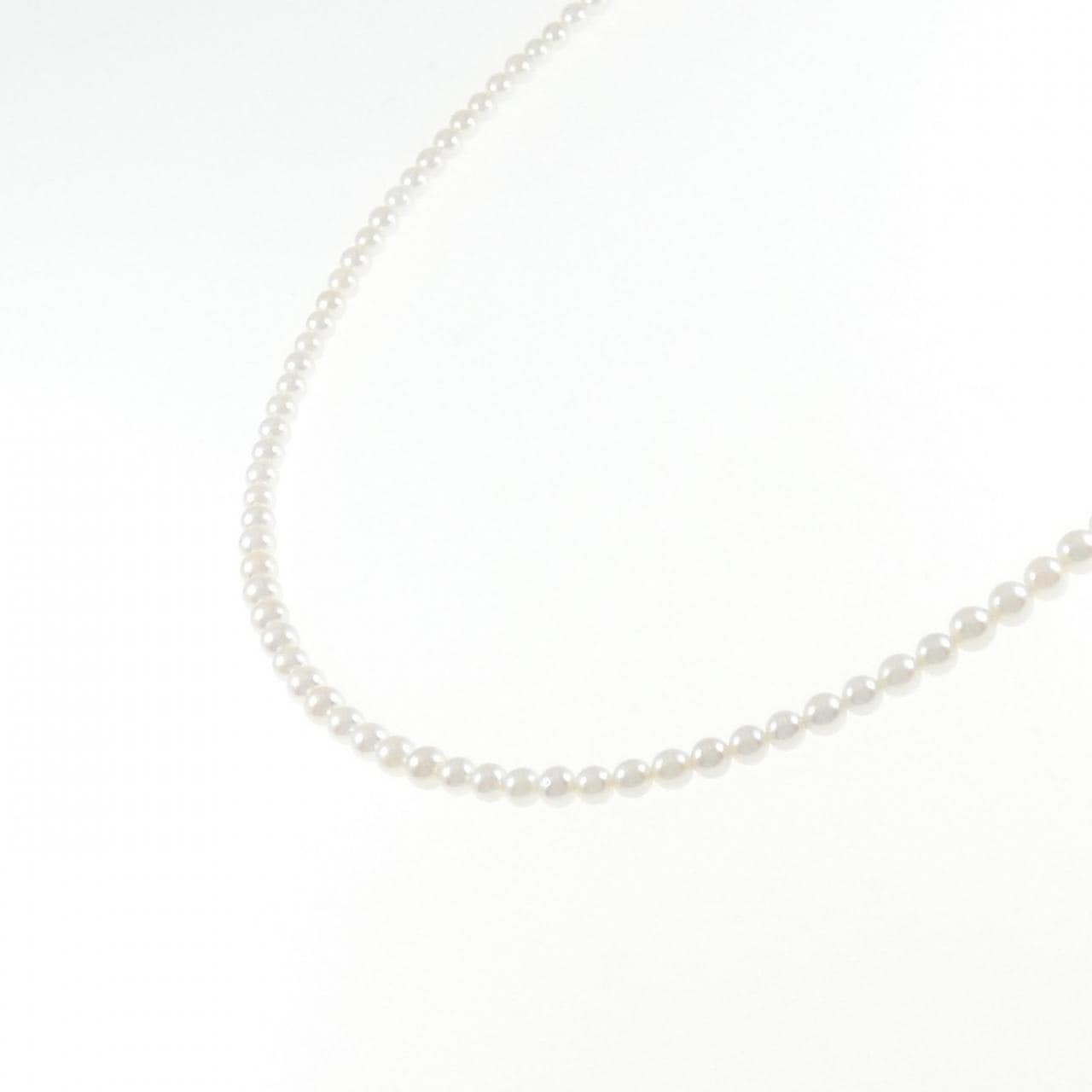 K14WG Akoya pearl necklace 3.0-3.5mm