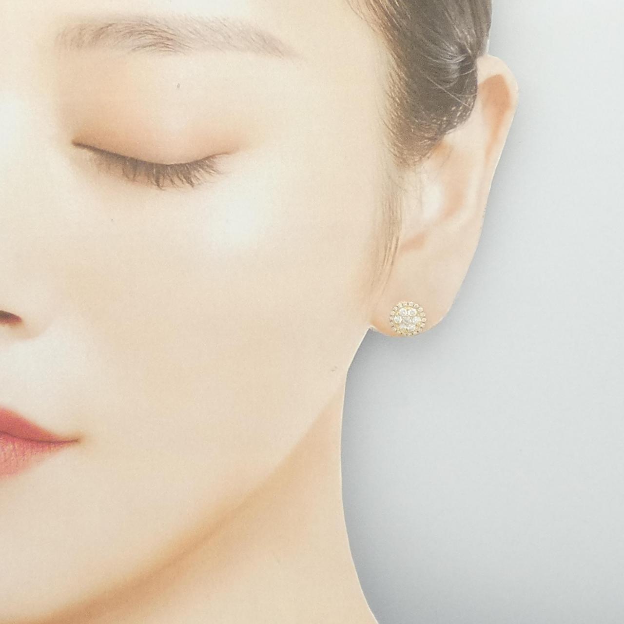 【リメイク】K18YG ダイヤモンド ピアス 0.60CT