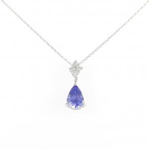 K18WG タンザナイト ネックレス 1.04CT