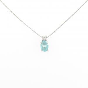 PT900/PT850 パライバトルマリン ネックレス 0.83CT