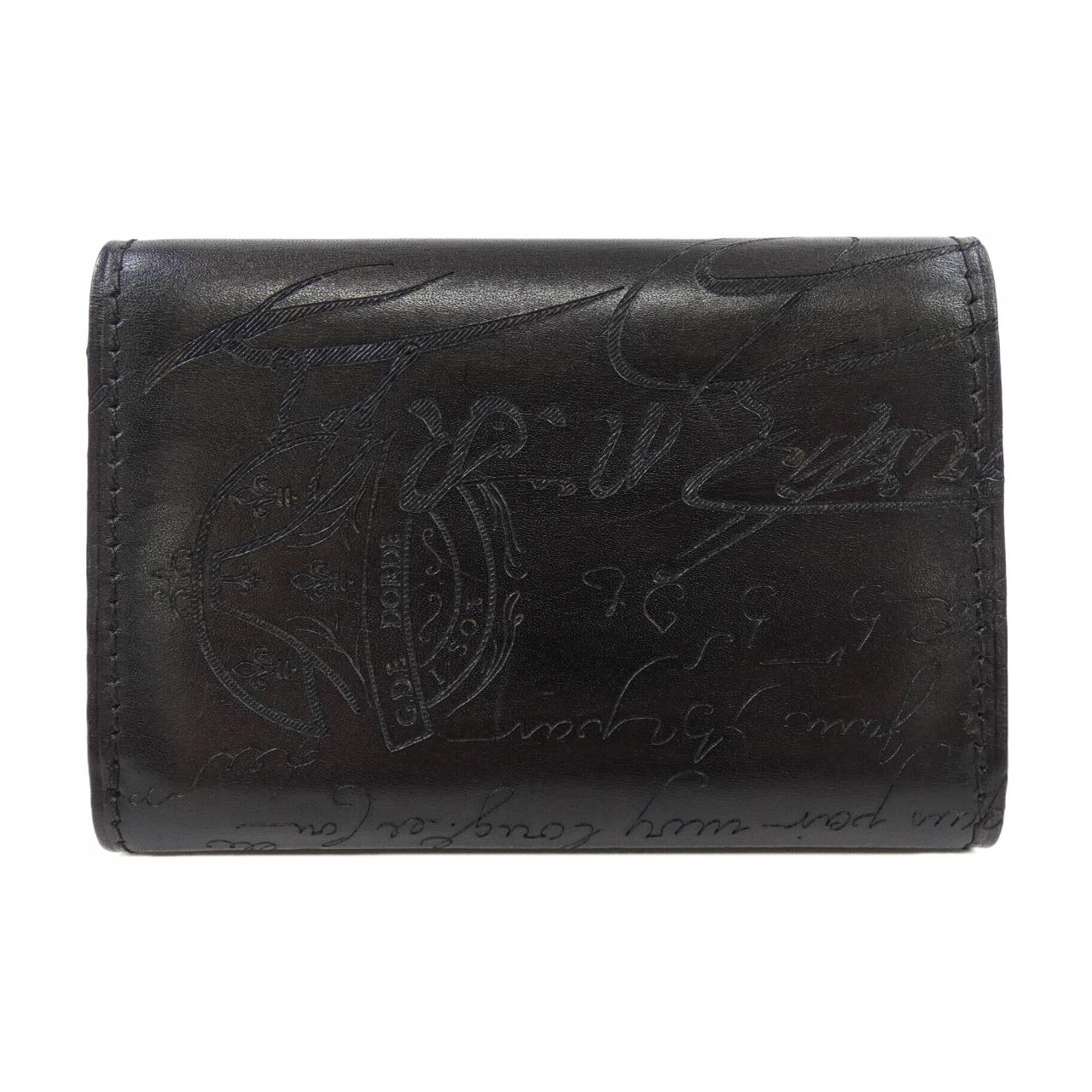 ベルルッティ Berluti インブイアスクリットレザーカードホルダー CARD CASE