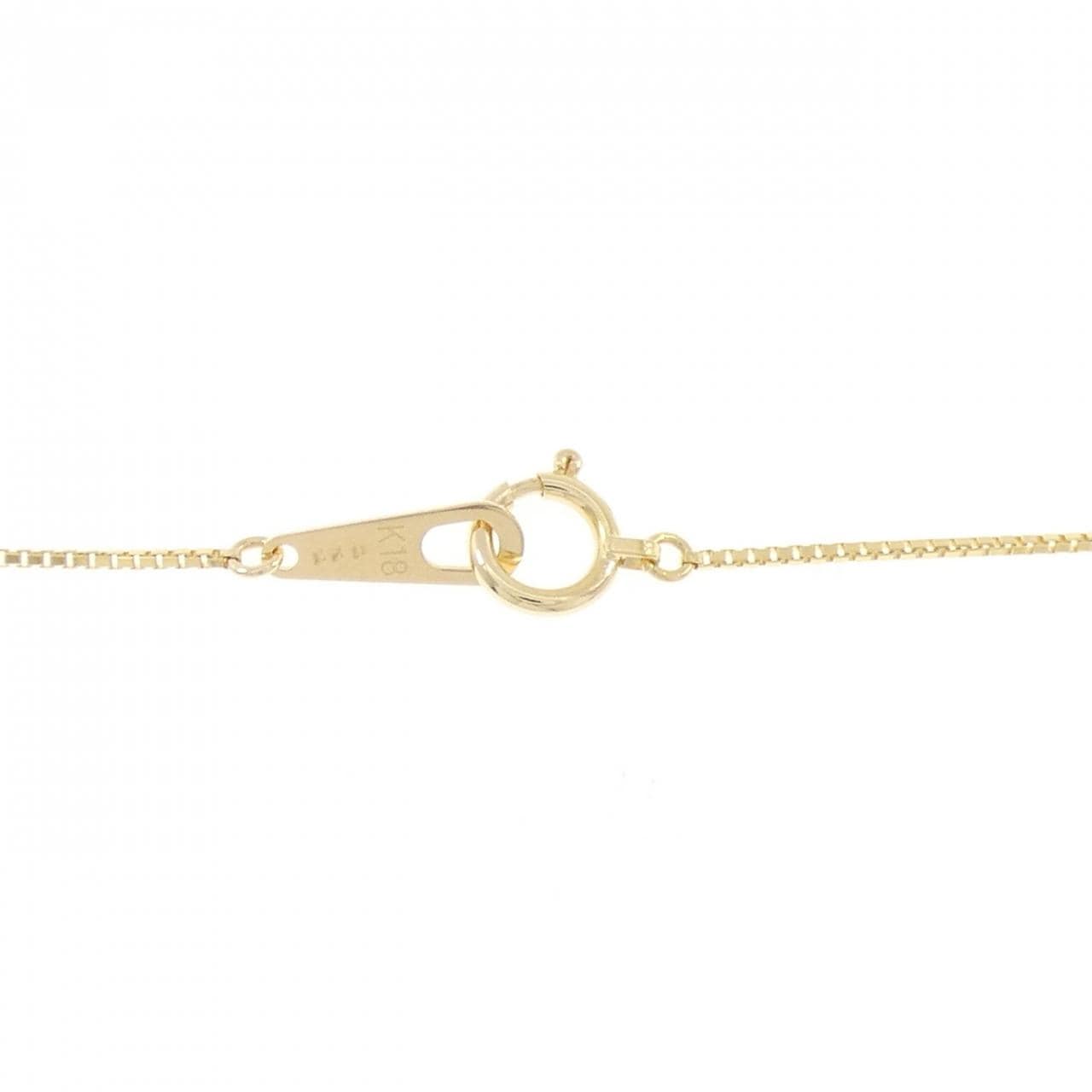 K18YG ソリティア ダイヤモンド ネックレス 0.23CT