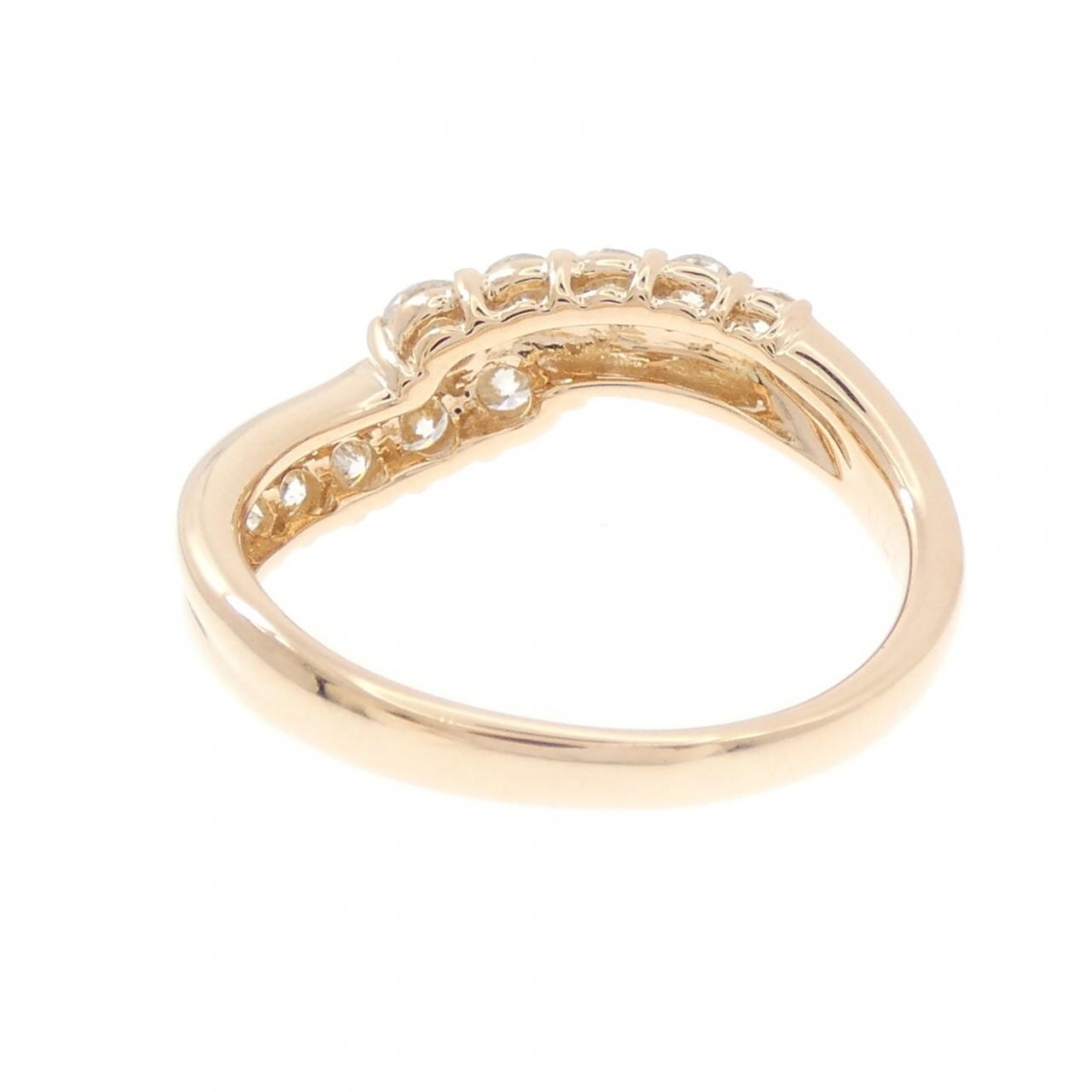K18PG ダイヤモンド リング 0.70CT