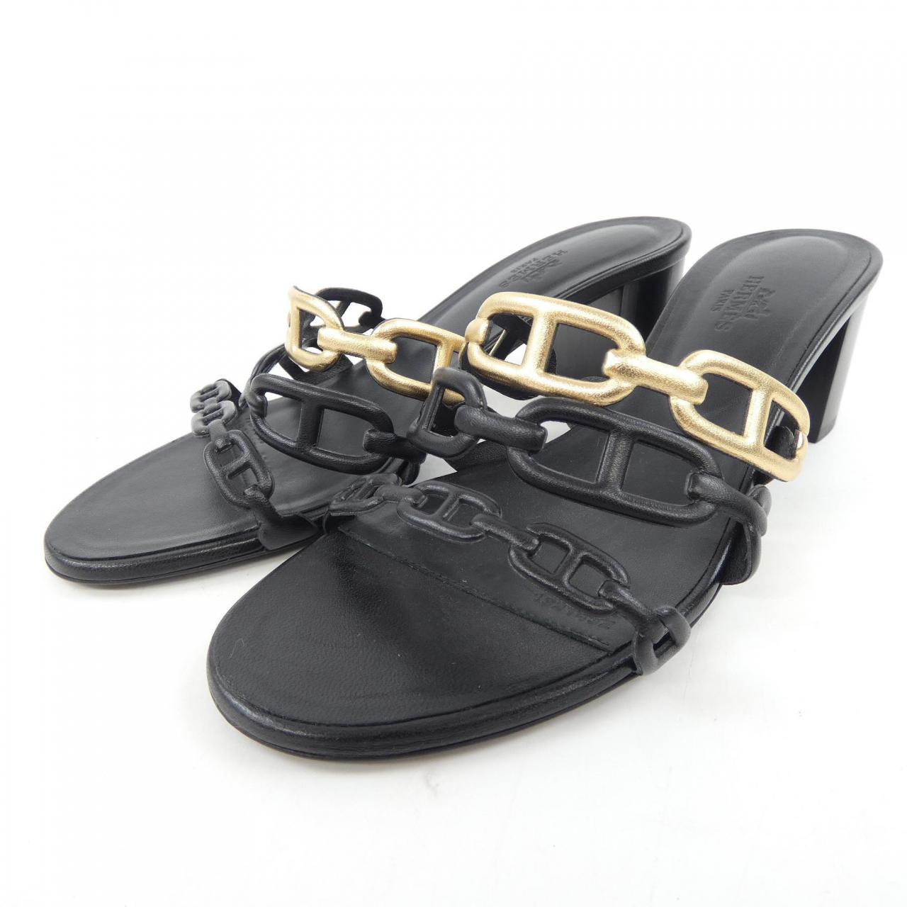 エルメス HERMES タンデム TANDEM シェーヌダンクル 192149Z サンダル