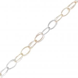 750スリーカラー アンクレット