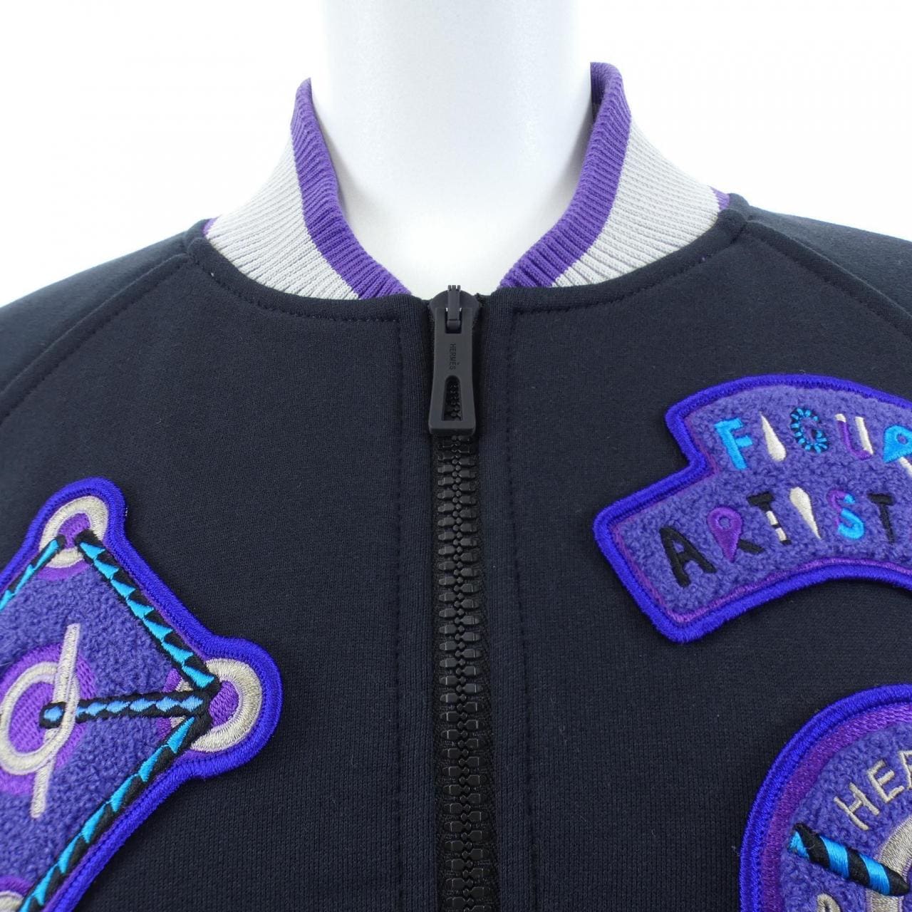 エルメス HERMES FIGURE ARTISTIQUE VARSITY EMBROIDE 3H4208DD ブルゾン