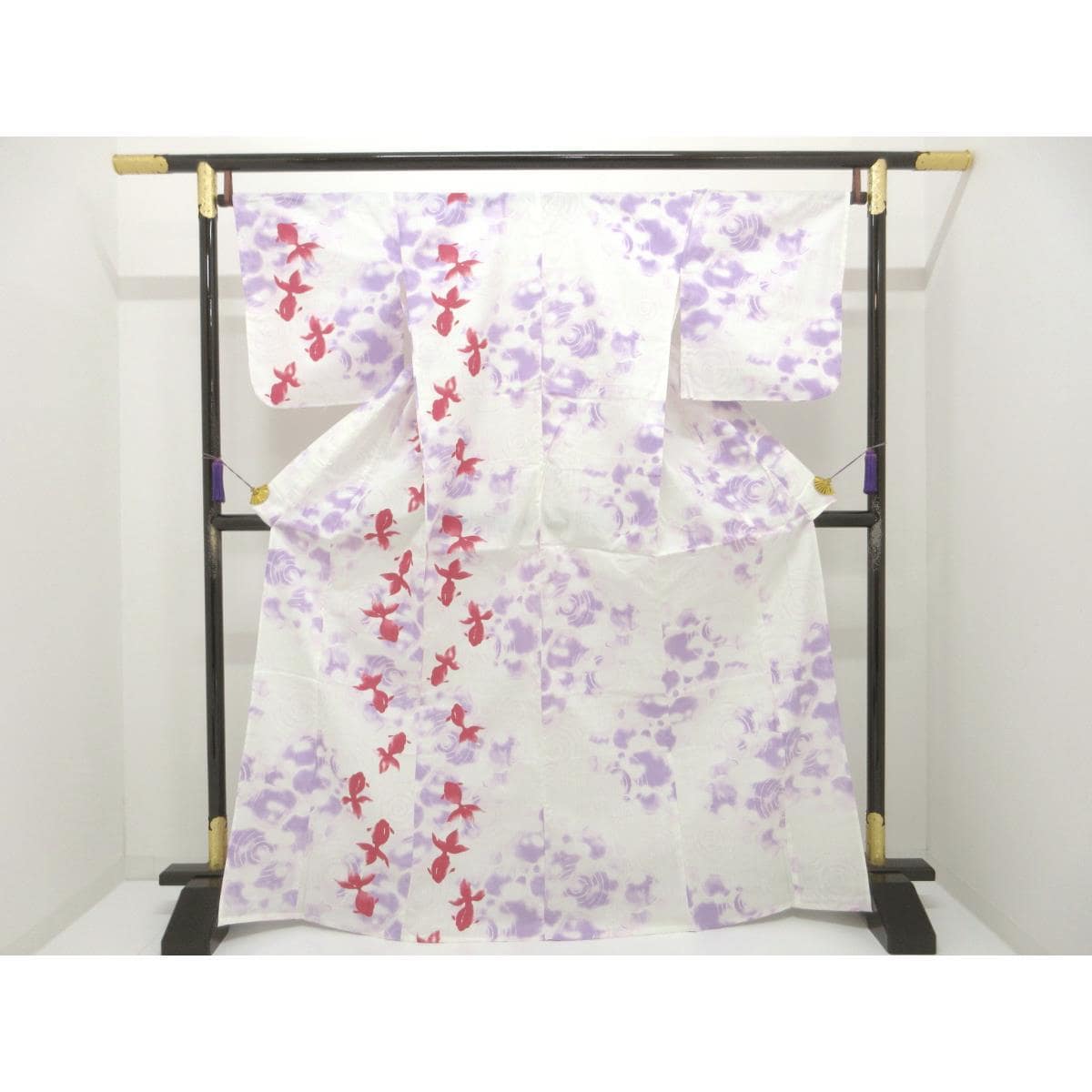 【新品】女ゆかた　片身替わり　トールサイズ