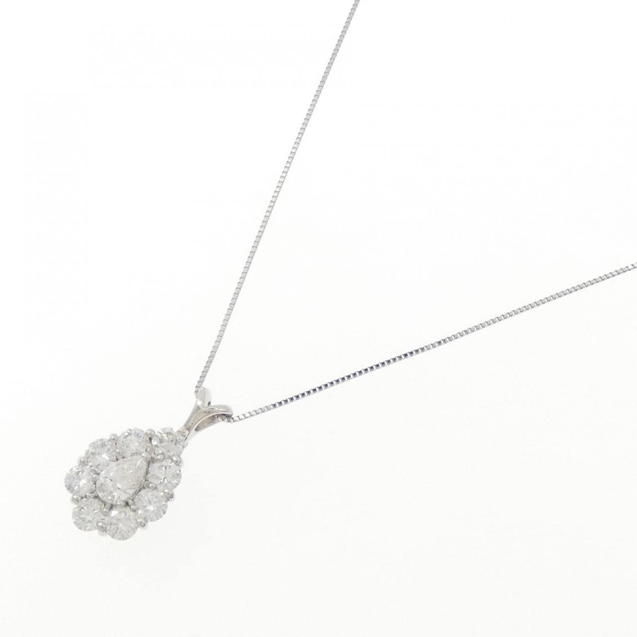 PT900/PT850 ダイヤモンド ネックレス 0.452CT