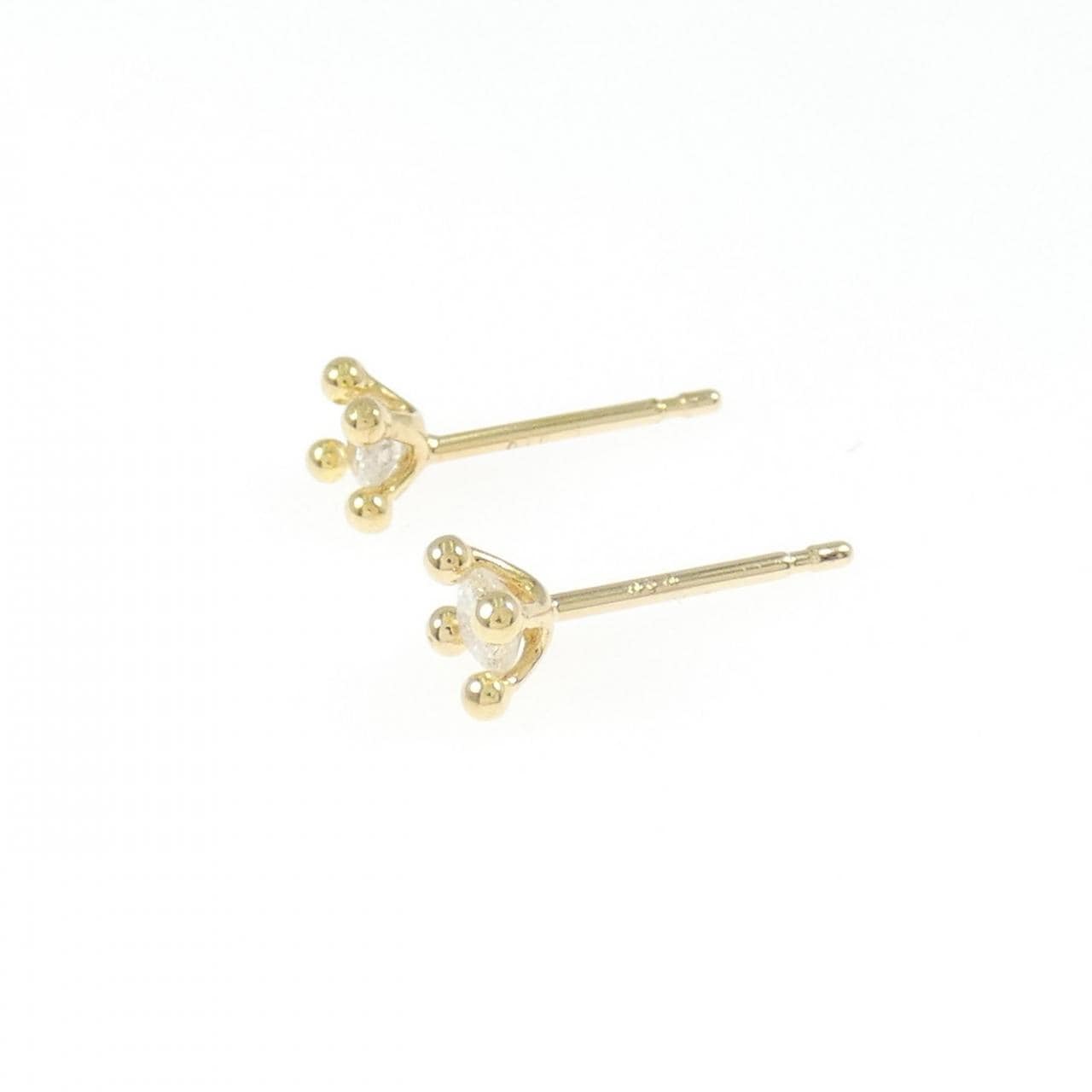 K18YG ダイヤモンド ピアス 0.20CT
