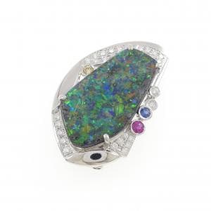 奥佳 ボルダーオパール ブローチ 15.90CT