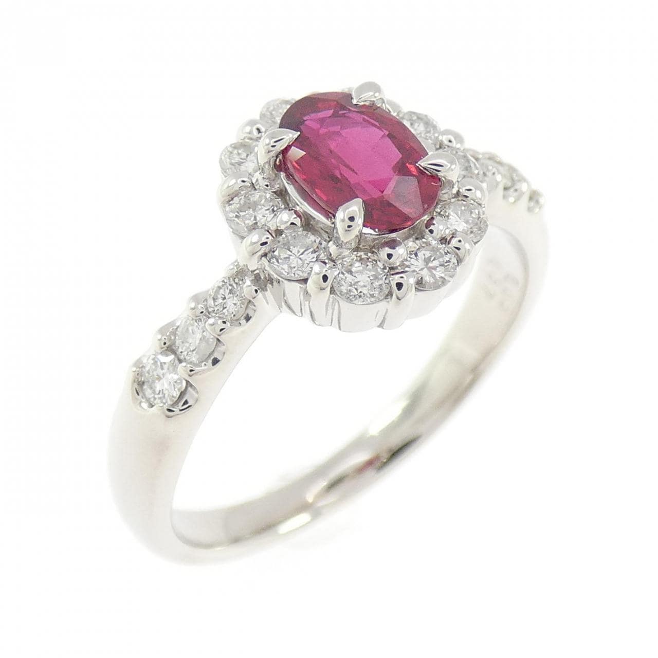 PT900 ルビー リング 0.63CT