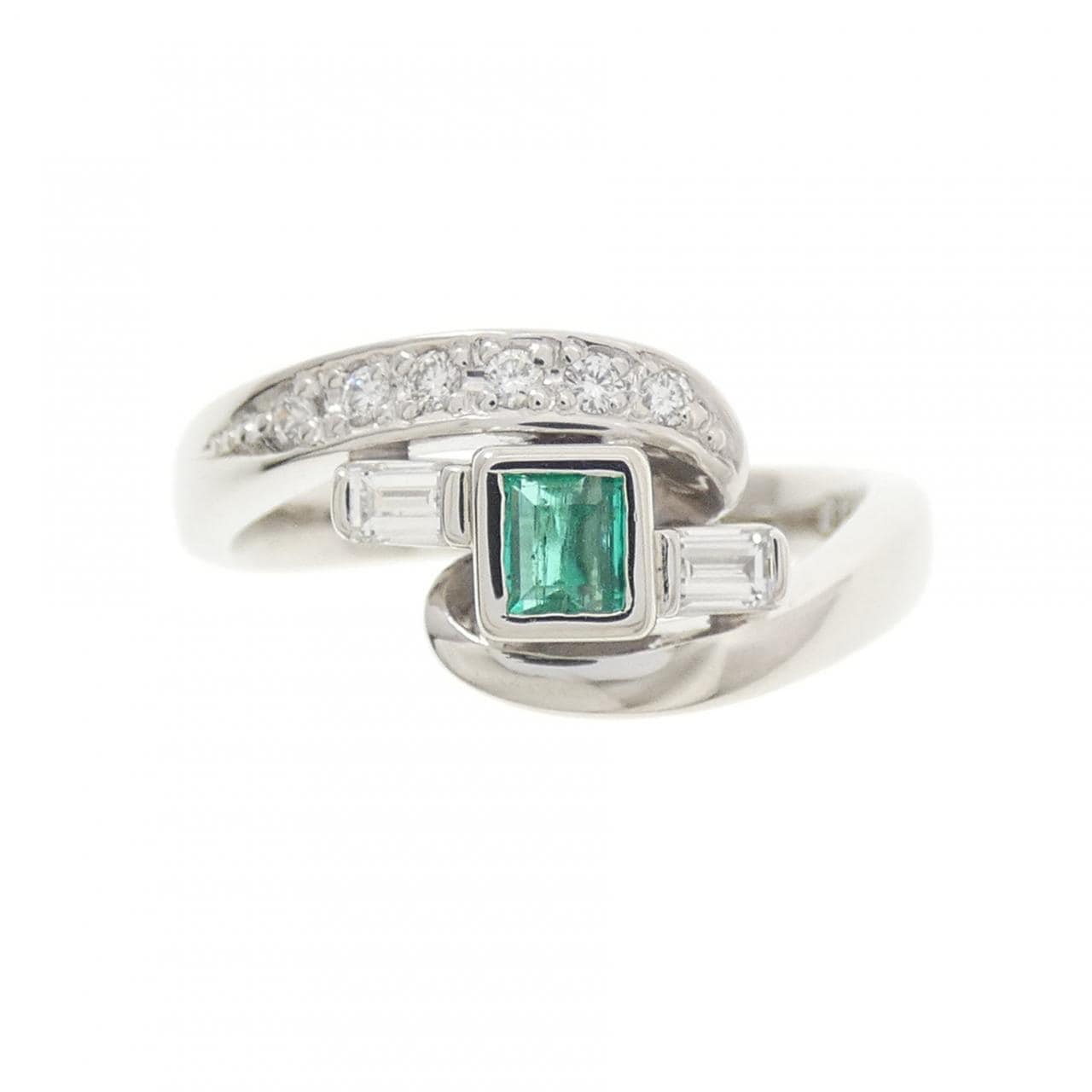 PT900 エメラルド リング 0.16CT