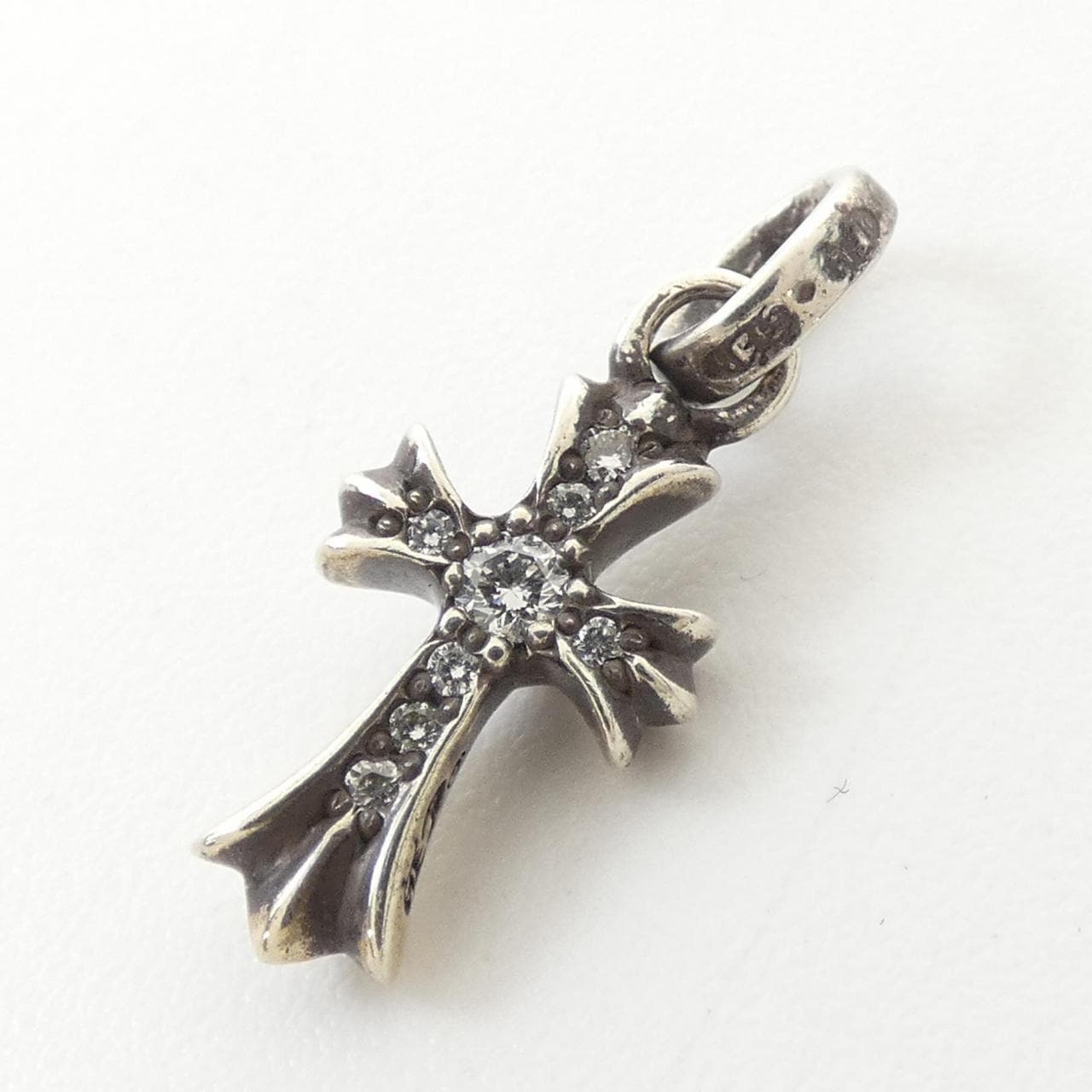 クロムハーツ CHROME HEARTS CH CROSS BABY FAT PAVE DMND ベイビーファット 202033722SLVXXX036 ペンダント