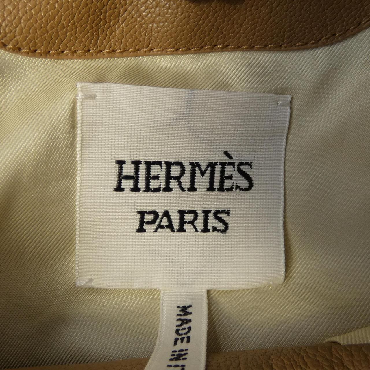 エルメス HERMES クルードセル 6H1135D7 レザージャケット