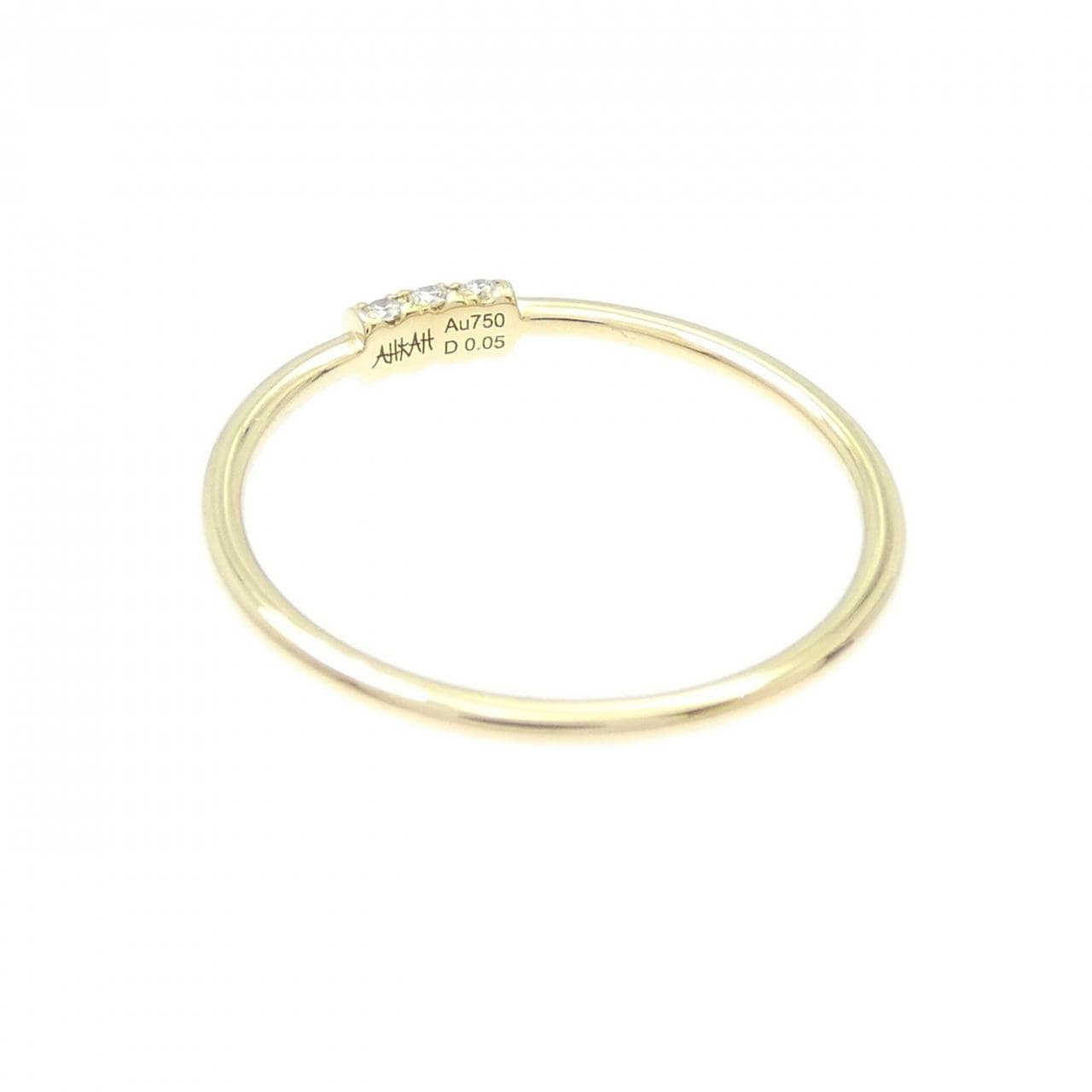 アーカー ホワイトナイトファン リング 0.05CT