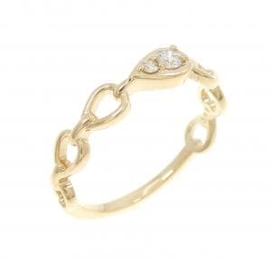 K18YG ダイヤモンド リング 0.07CT