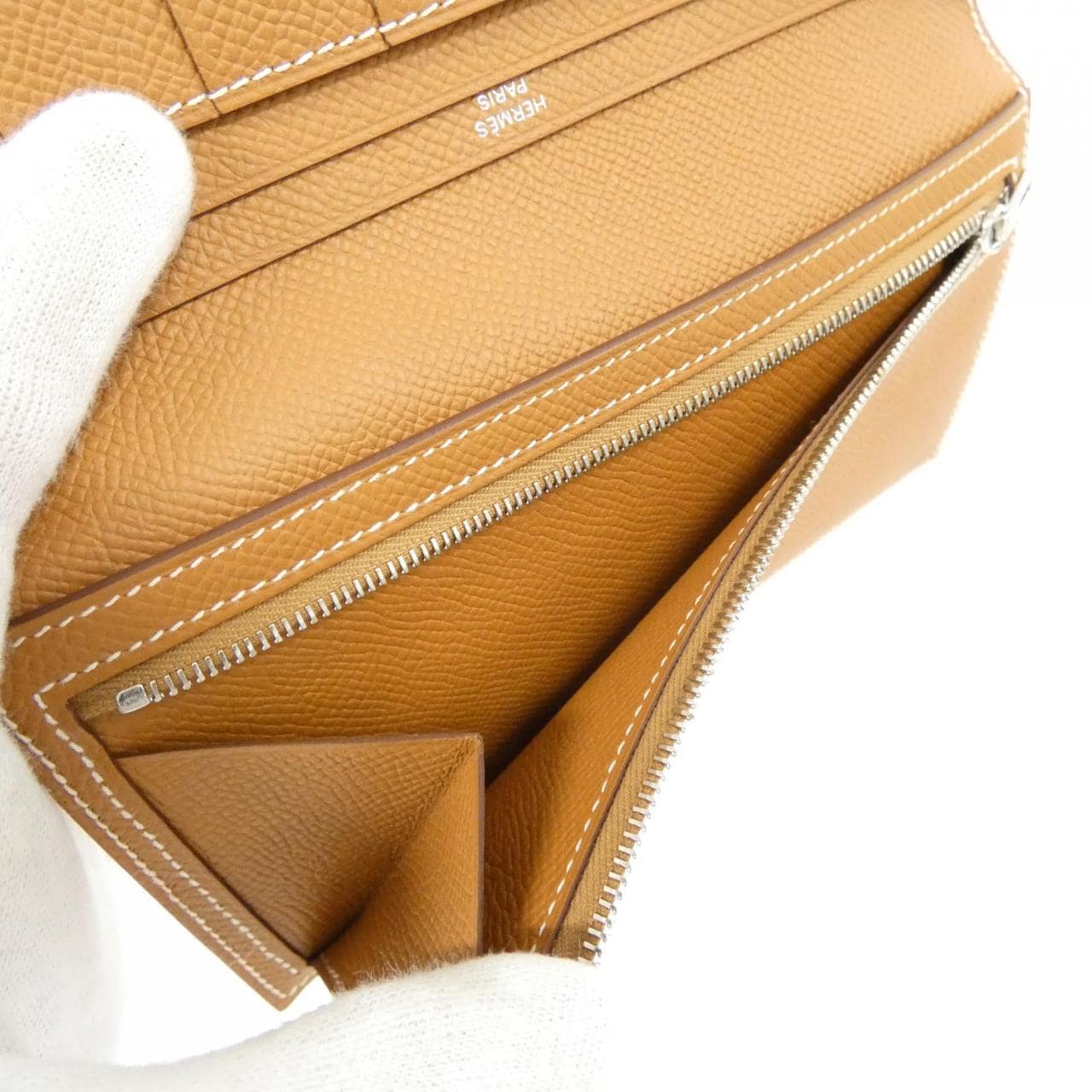 HERMES Bearn Soufflé 039785CK Wallet
