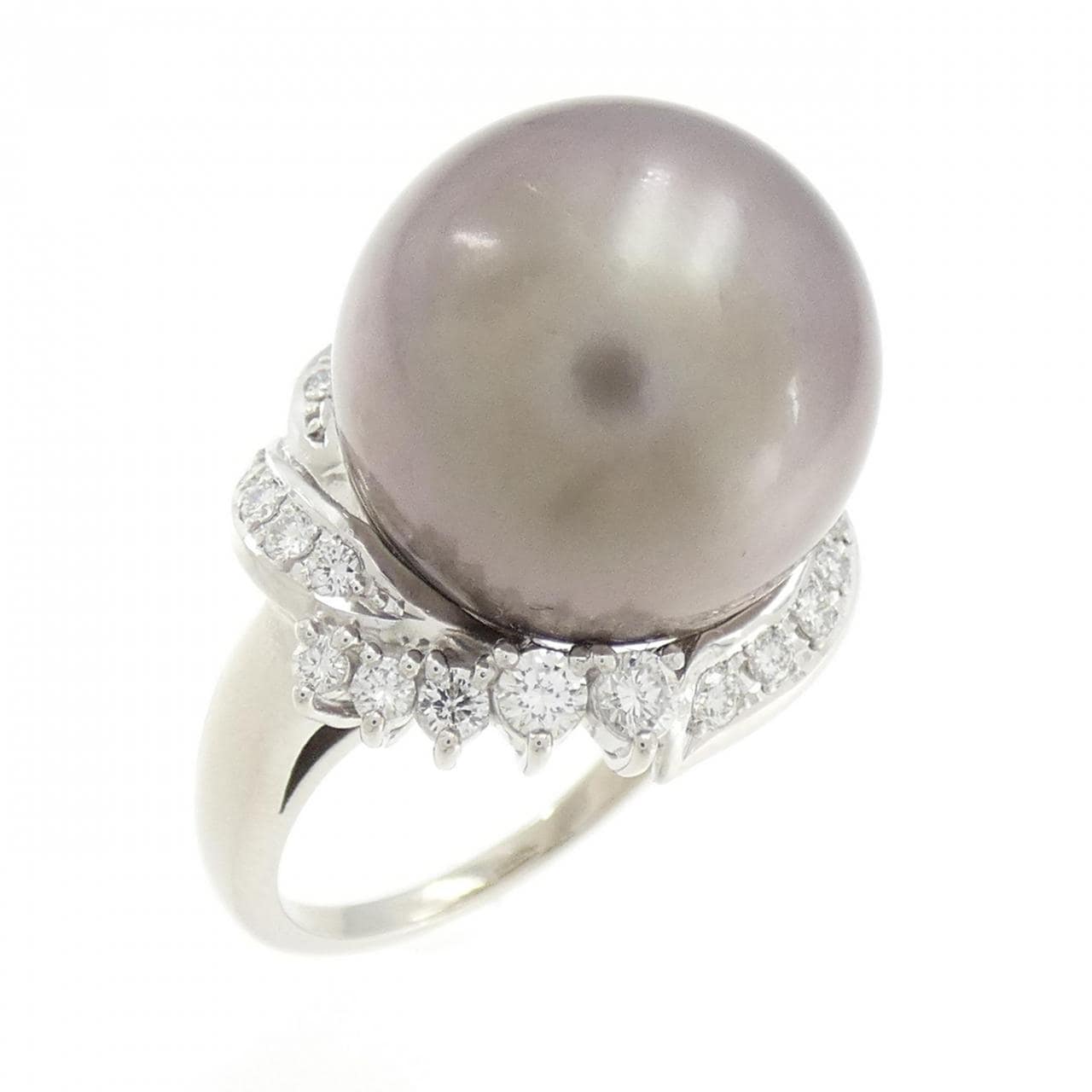 Tasaki Black Pearl Ring 15.2mm