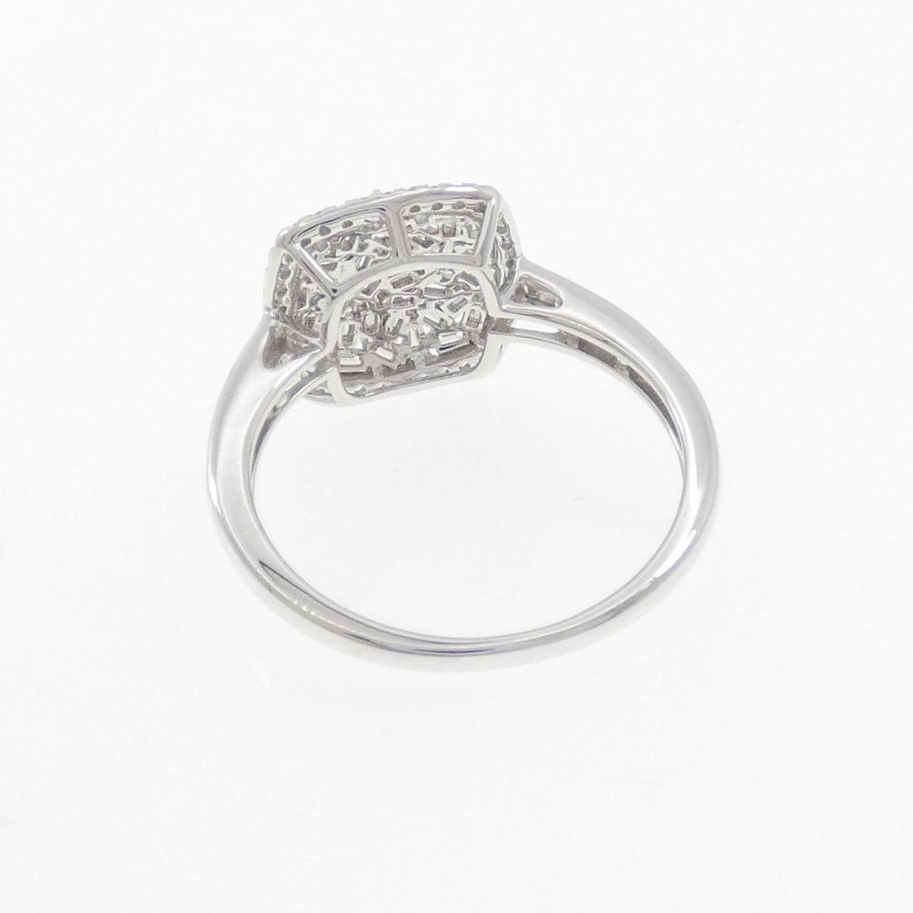 K18WG ダイヤモンド リング 0.45CT