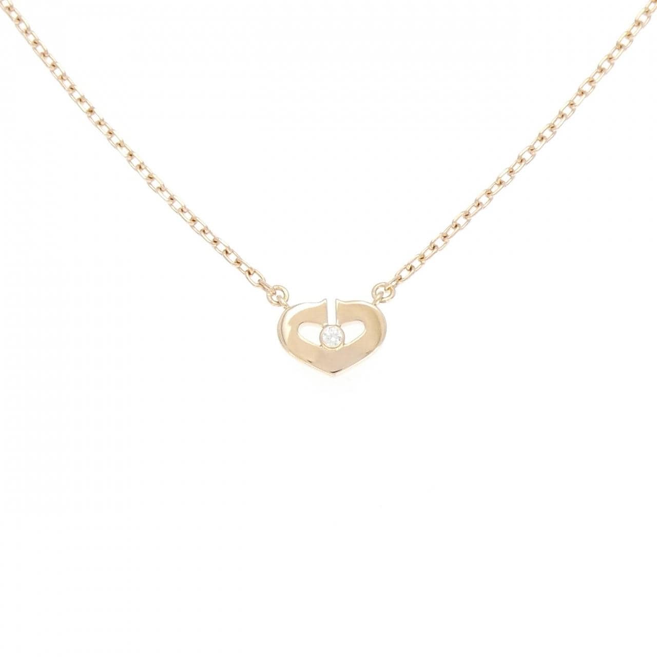 Cartier C heart小號項鍊