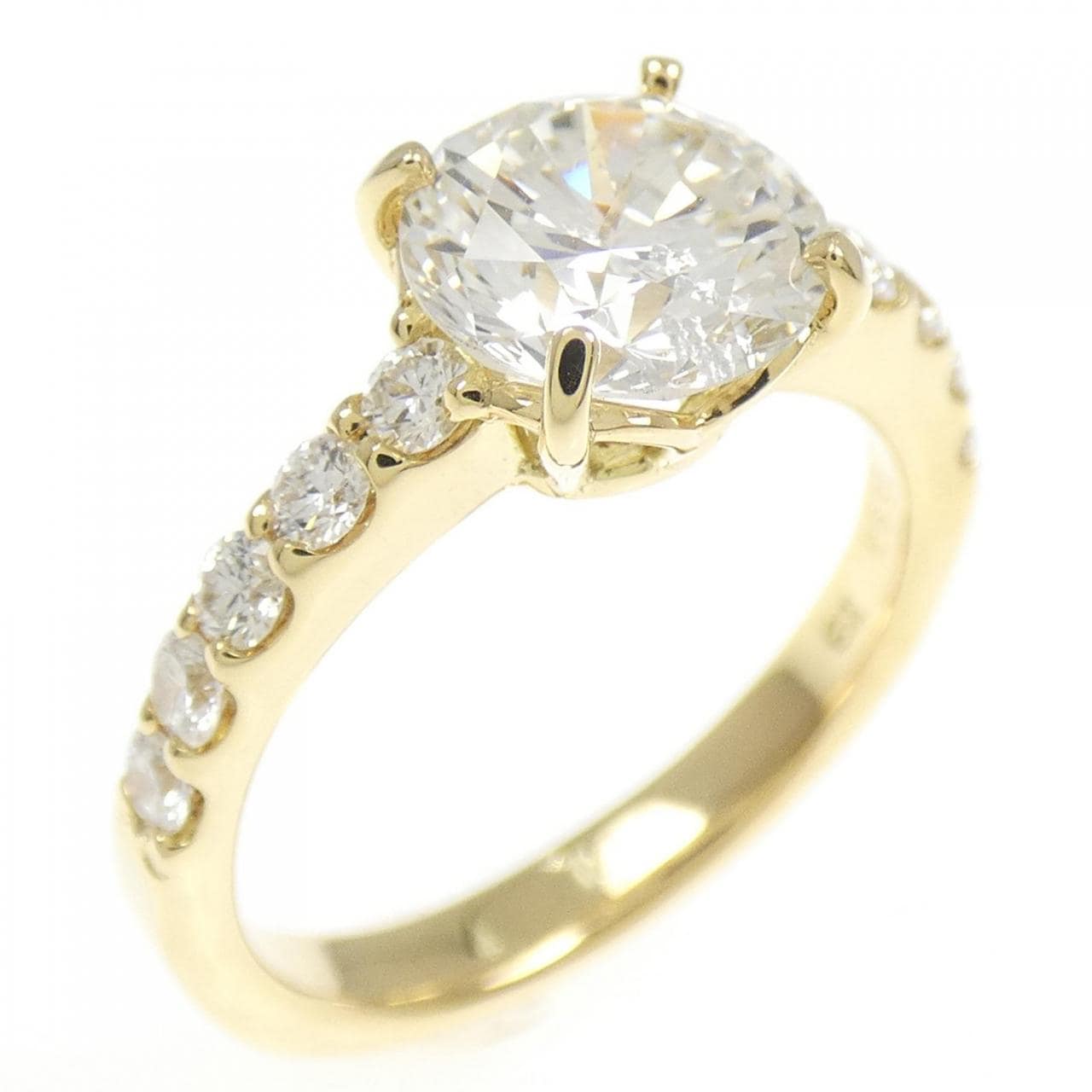 【リメイク】K18YG ダイヤモンド リング 1.590CT H I1 VG