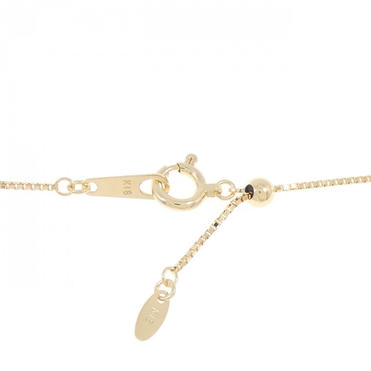 K18YG クロス ダイヤモンド ネックレス 0.15CT