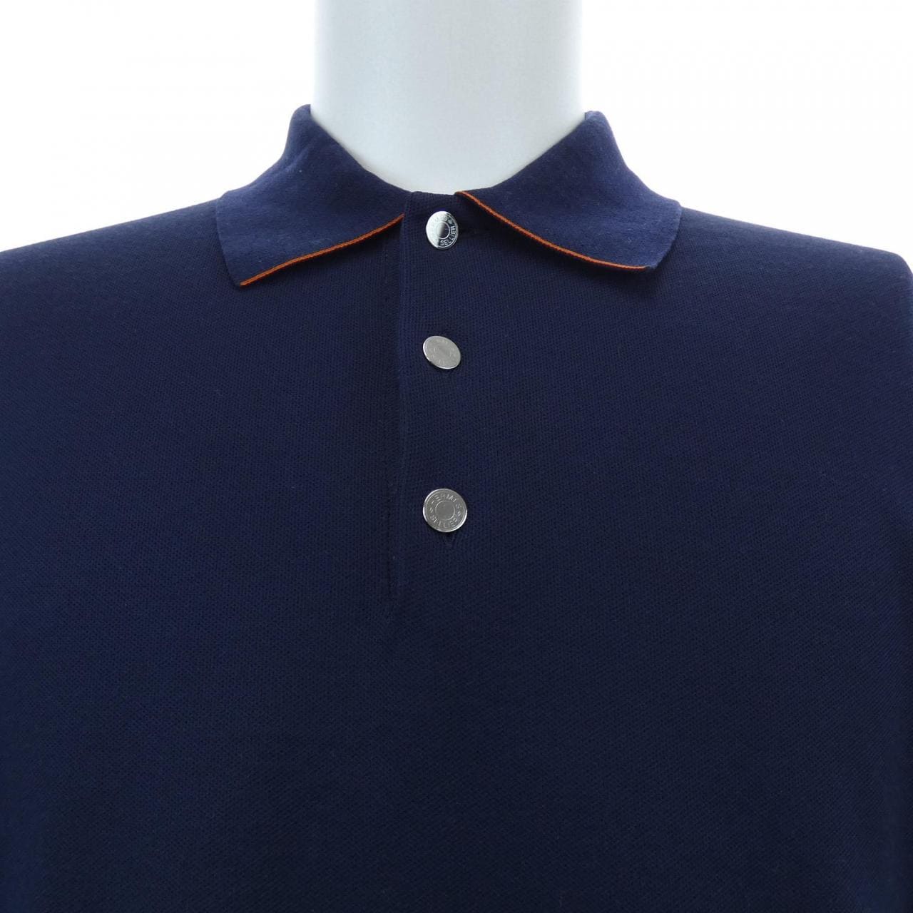 エルメス HERMES クルードセル メンズ H800271E ドゥブル･ジュー ポロシャツ