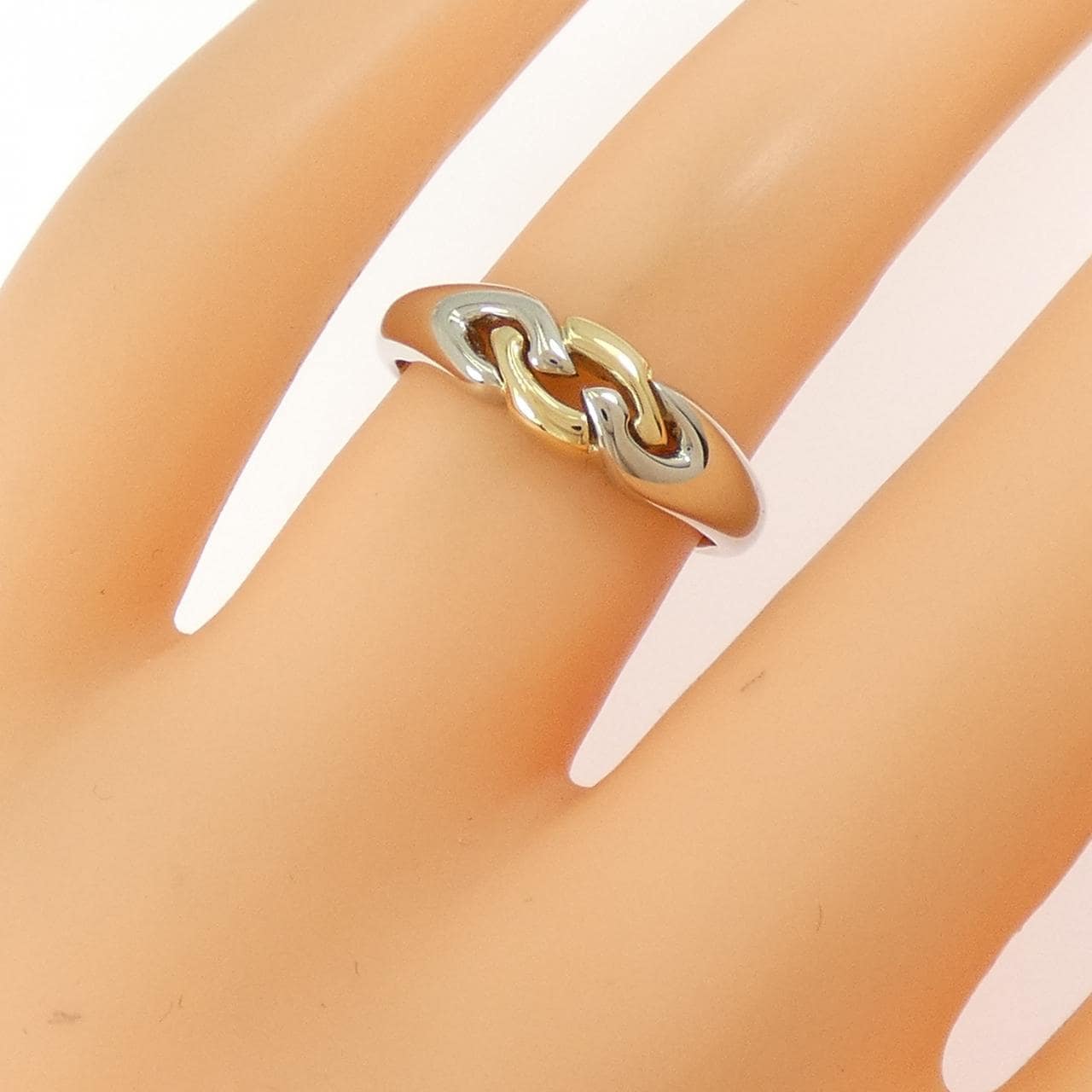 ブルガリ 750YG/750WG リング