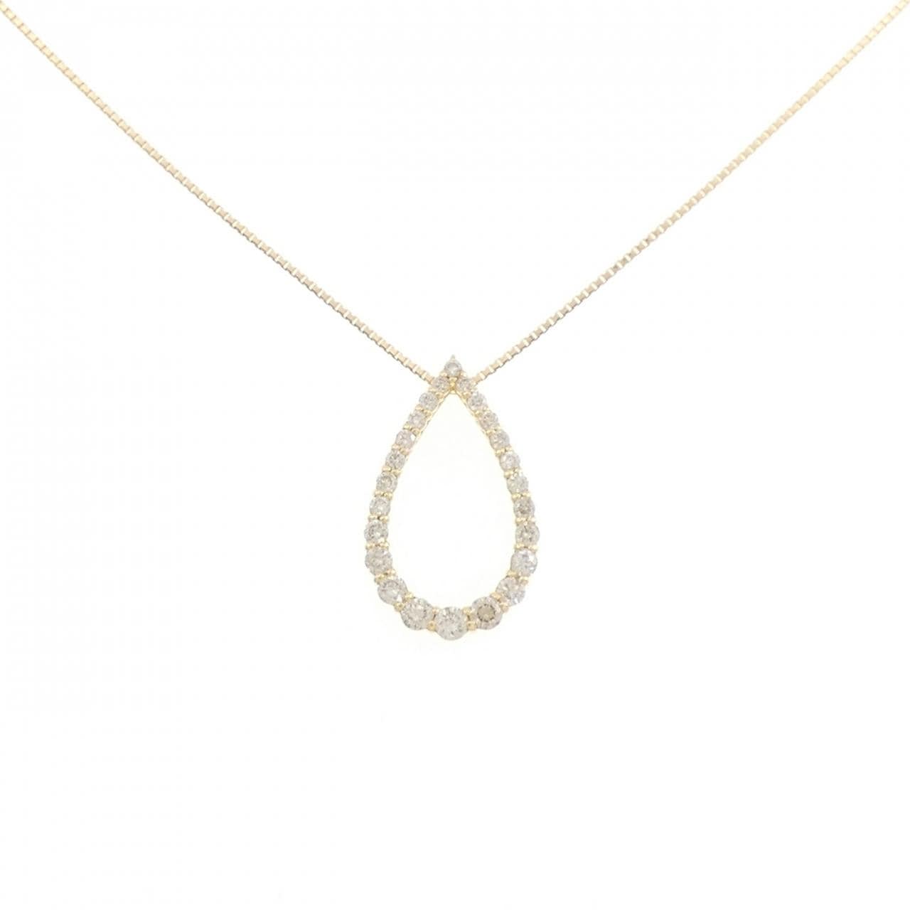 K18YG ダイヤモンド ネックレス 0.50CT