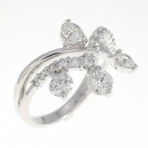 K18WG ダイヤモンド リング 1.08CT